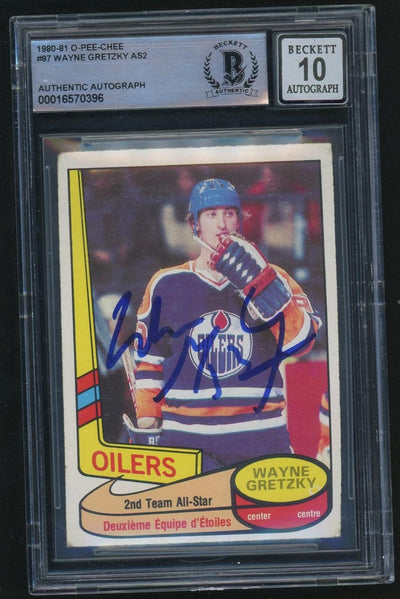 1980 O-Pee-Chee All Star Wayne Gretzky #87 BVG 0