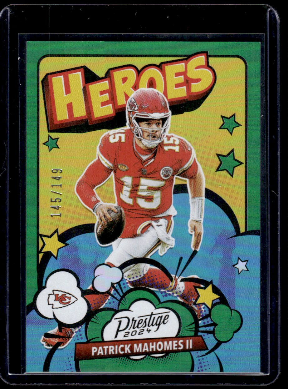 2024 Panini Prestige Heroes Xtra Points Patrick Mahomes II #10 /149