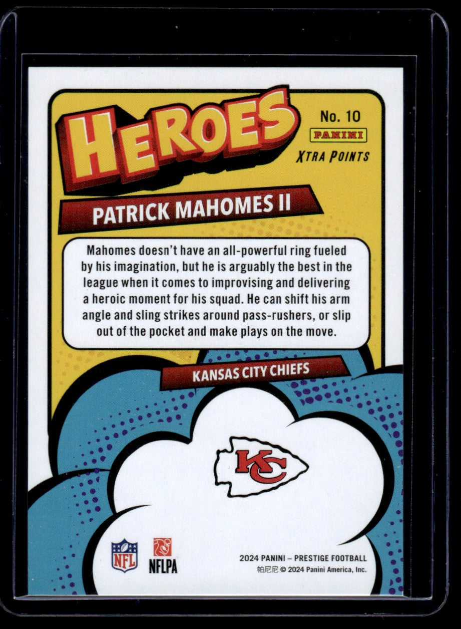 2024 Panini Prestige Heroes Xtra Points Patrick Mahomes II #10 /149