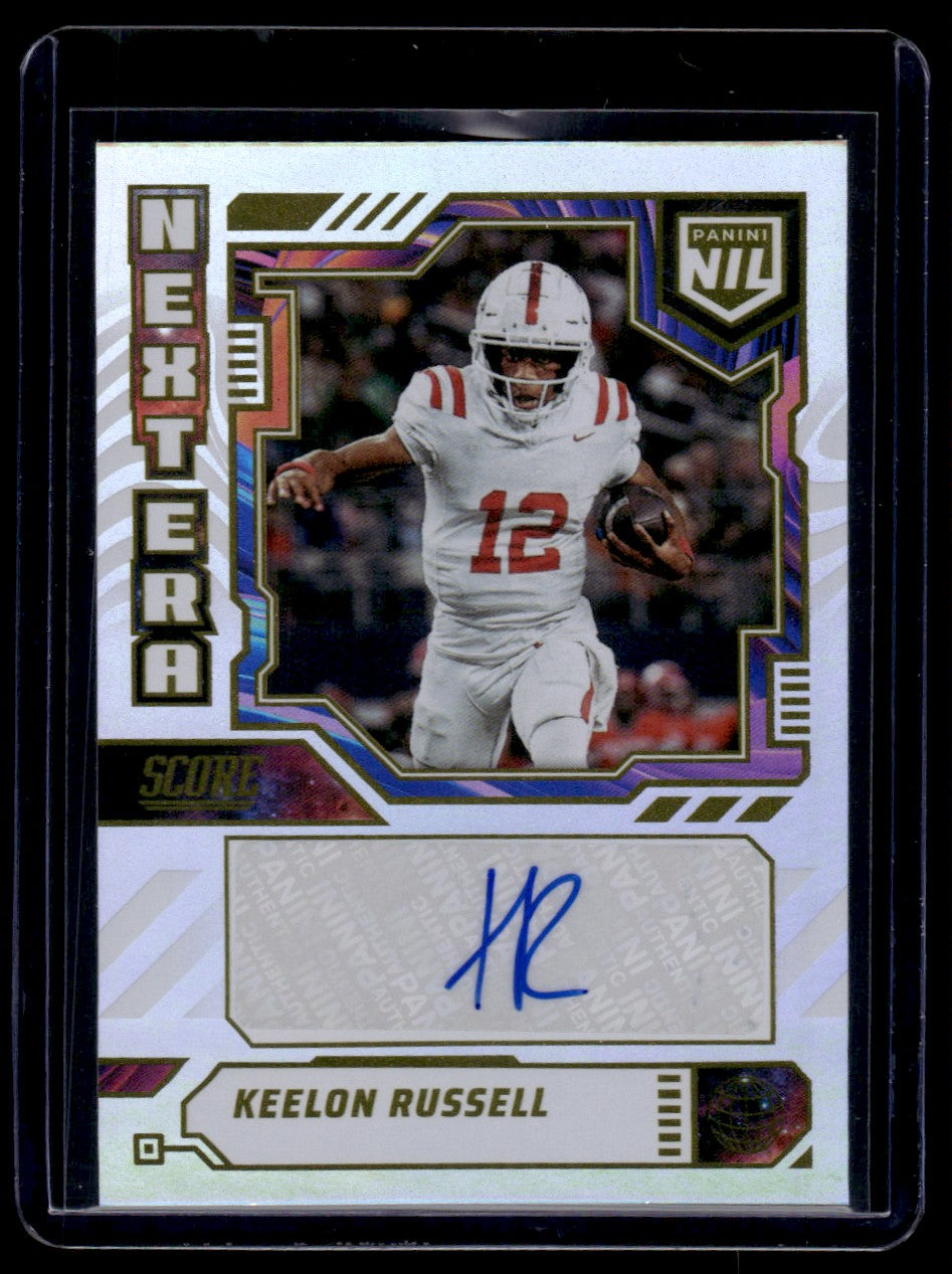 2025 Panini Score Nextera Keelon Russell #NEN-KRU Auto