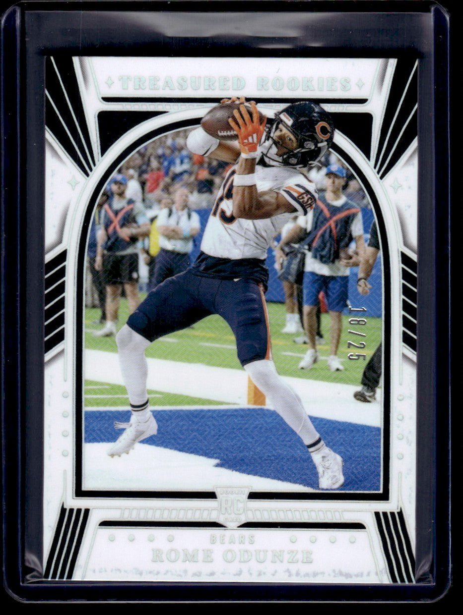 2024 Panini National Treasures Rome Odunze Treasured Rookies /25