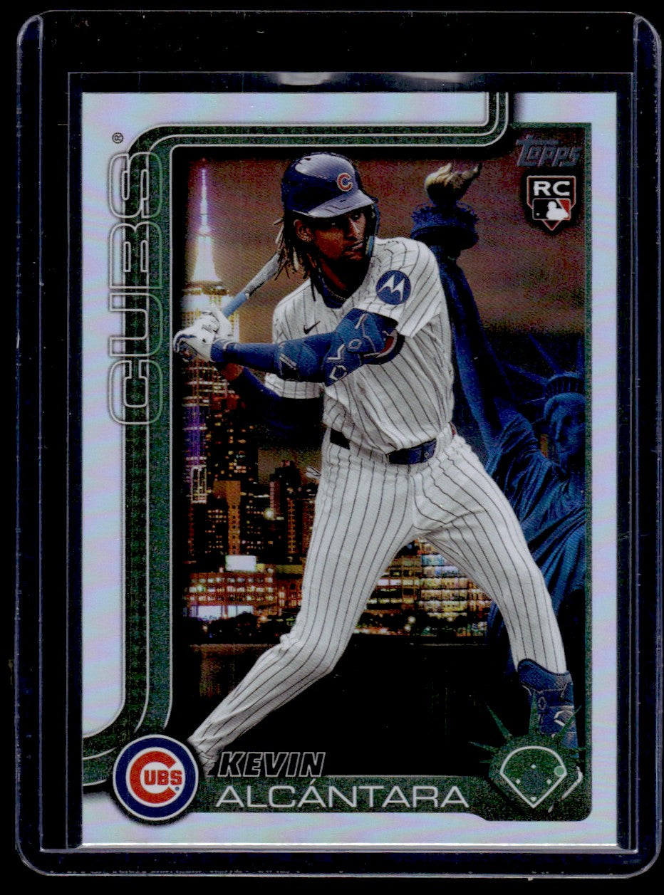 2025 Topps Fanatics Fest Big Apple Rainbow Foilboard Kevin Alcantara