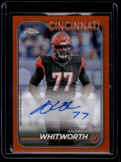 2024 Topps Chrome Andrew Whitworth #BA-AW Auto /25