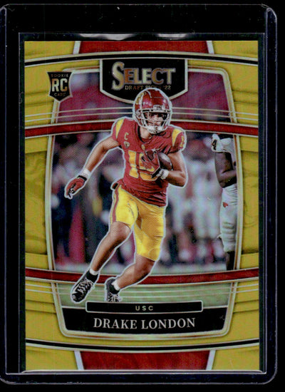 2022 Panini Select Draft Picks Drake London #7 Concourse Prizm /49