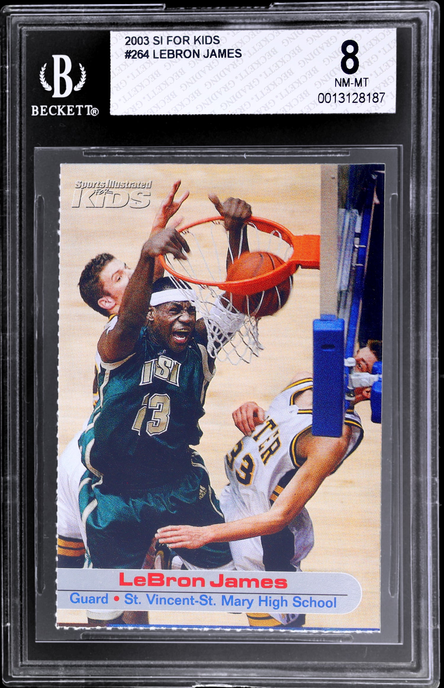 2003 SI For Kids LeBron James #264 BGS 8