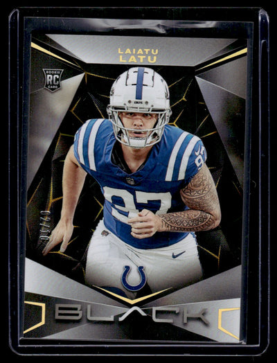 2024 Panini Black Laiatu Latu #166 Rookie