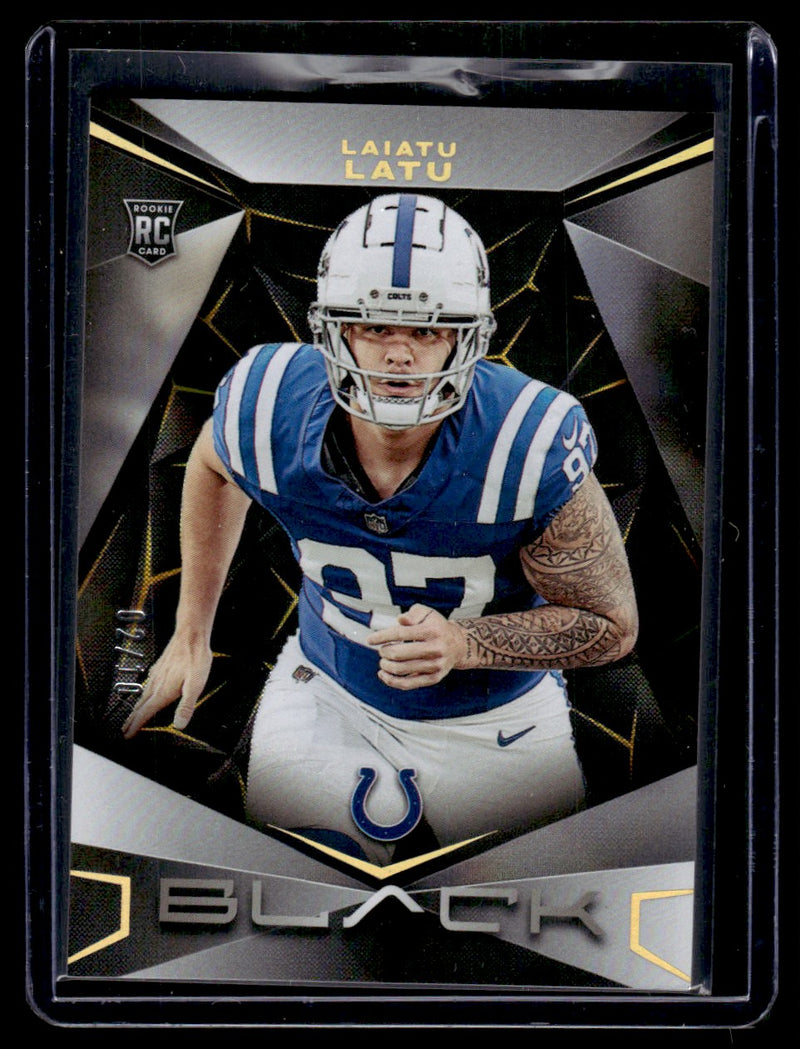 2024 Panini Black Laiatu Latu #166 Rookie