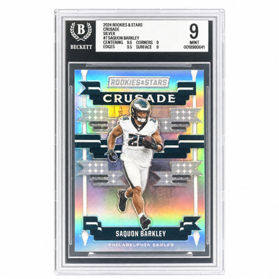 2024 Rookies & Stars Crusade Saquon Barkley #C-SBY Beckett 9