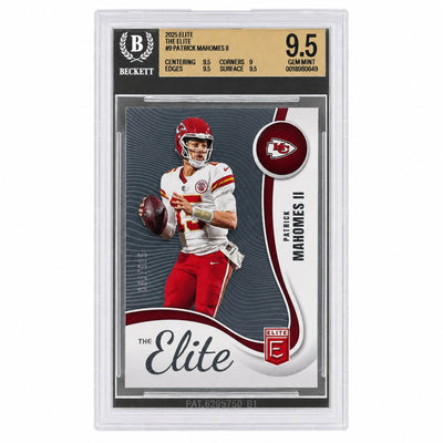 2025 Donruss Elite Patrick Mahomes II #9 The Elite BGS 9.5