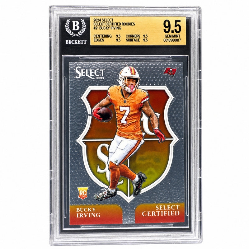 2024 Panini Select Certified Rookies Bucky Irving #21 BGS 9.5