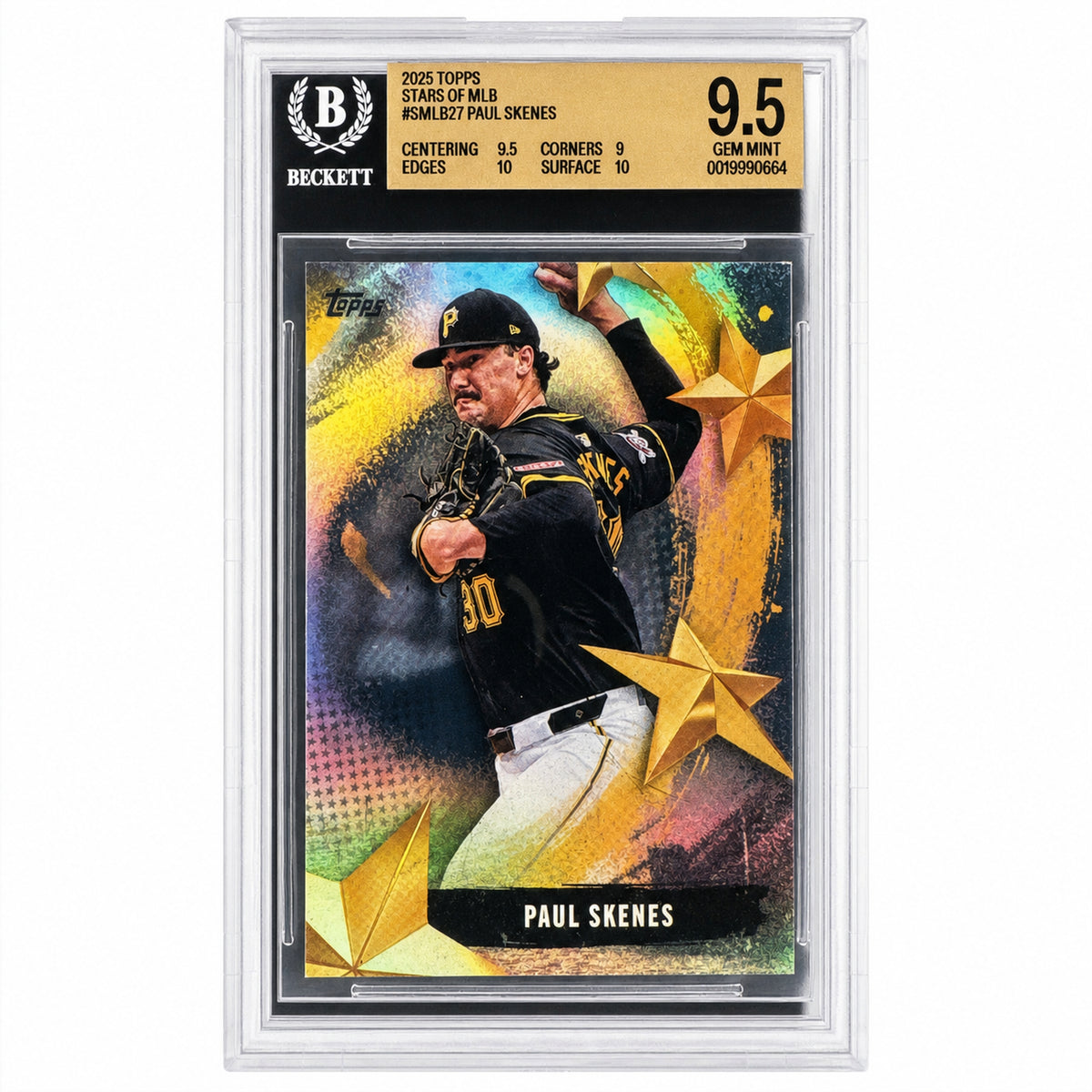 2025 Topps Paul Skenes #SMLB-27 Stars of MLB Pirates BGS 9.5