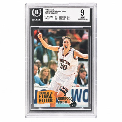 1996 Classic Legends of the Final Four Rebecca Lobo #3 Beckett 9