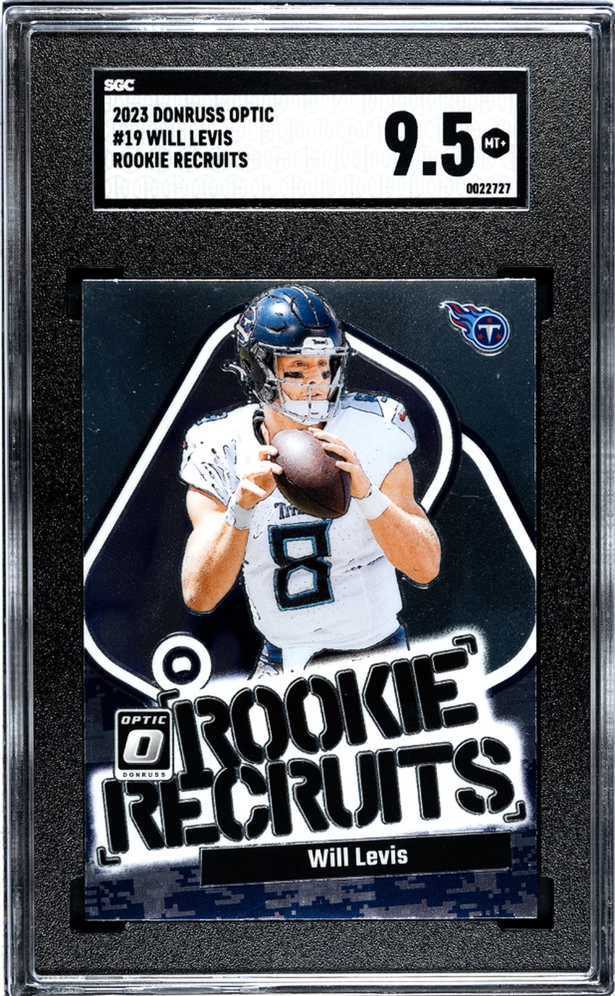 2023 Panini Donruss Optic #19 Will Levis Rookie SGC 9.5