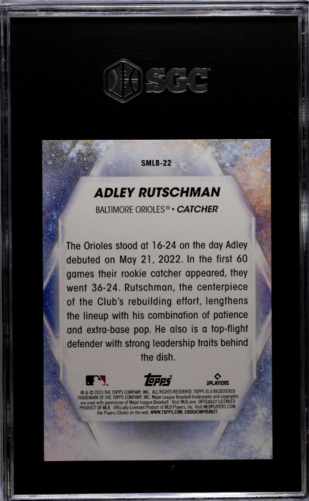 2023 Topps #SMLB-22 Adley Rutschman Stars of MLB SGC 10
