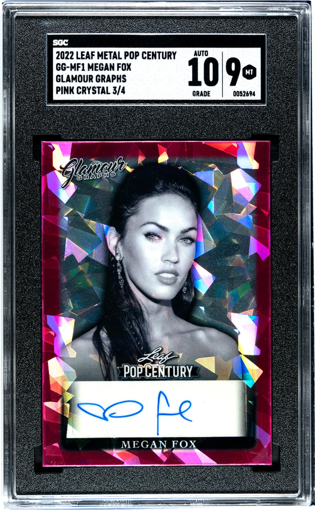 2022 Pop Century #GG-MF1 Megan Fox Glamour Graphs /4 SGC 9