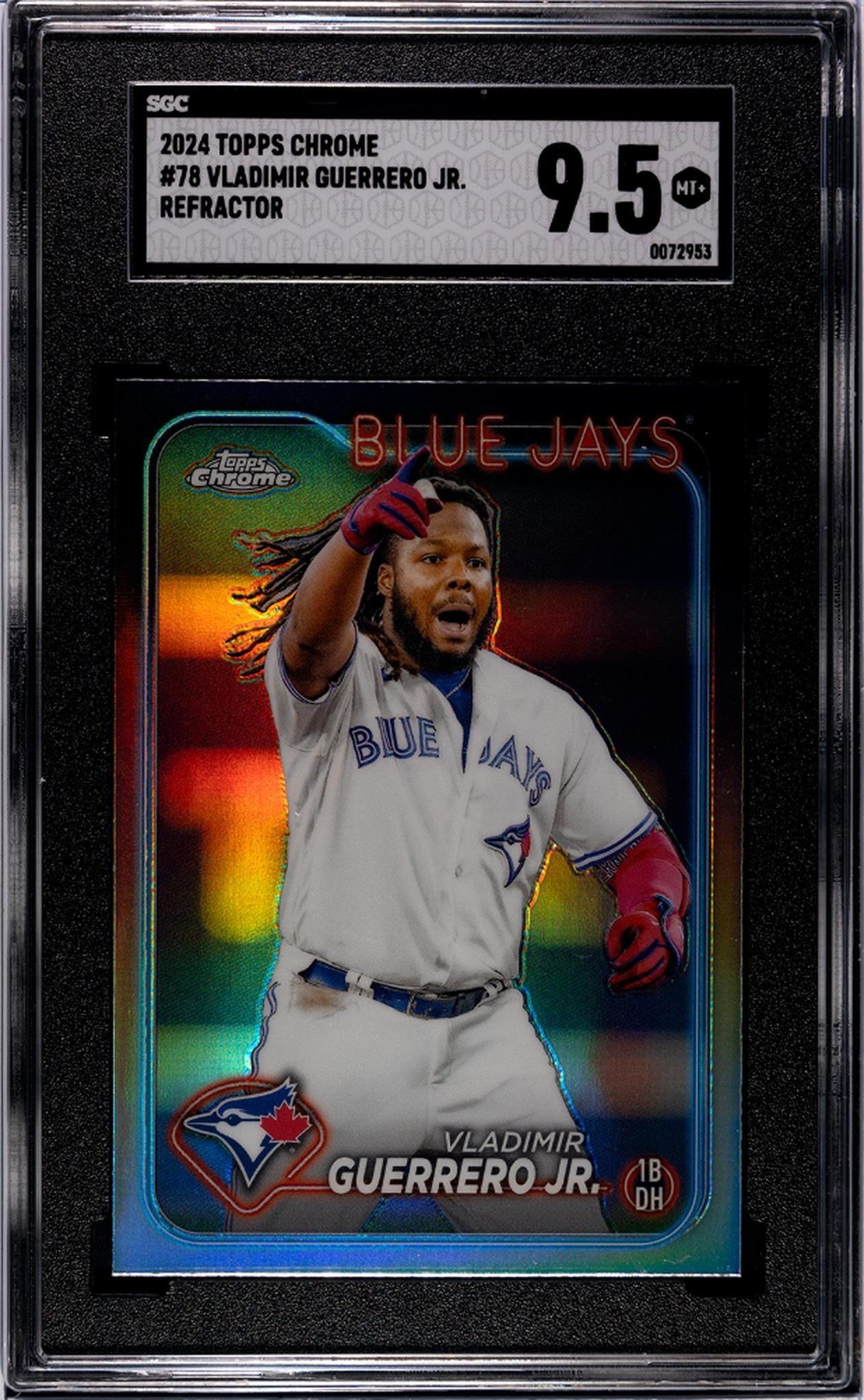 2024 Topps Chrome #78 Vladimir Guerrero Jr. Refractor SGC 9.5