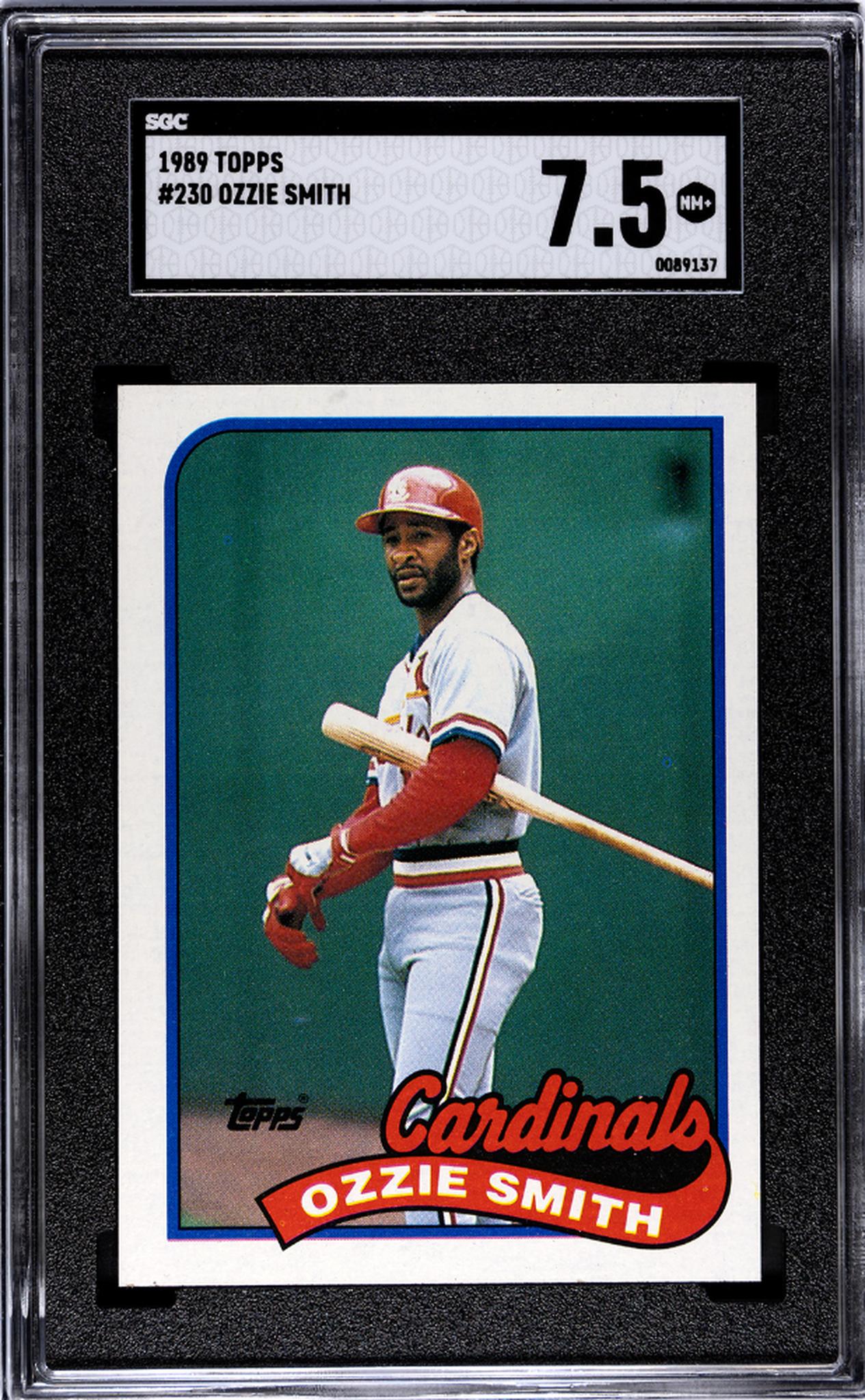 1989 Topps Ozzie Smith #230 SGC 7.5