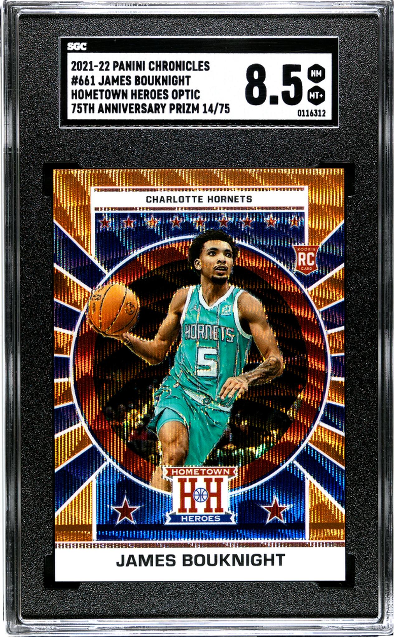 2021 Chronicles #661 James Bouknight Hometown Heroes Optic SGC 8.5
