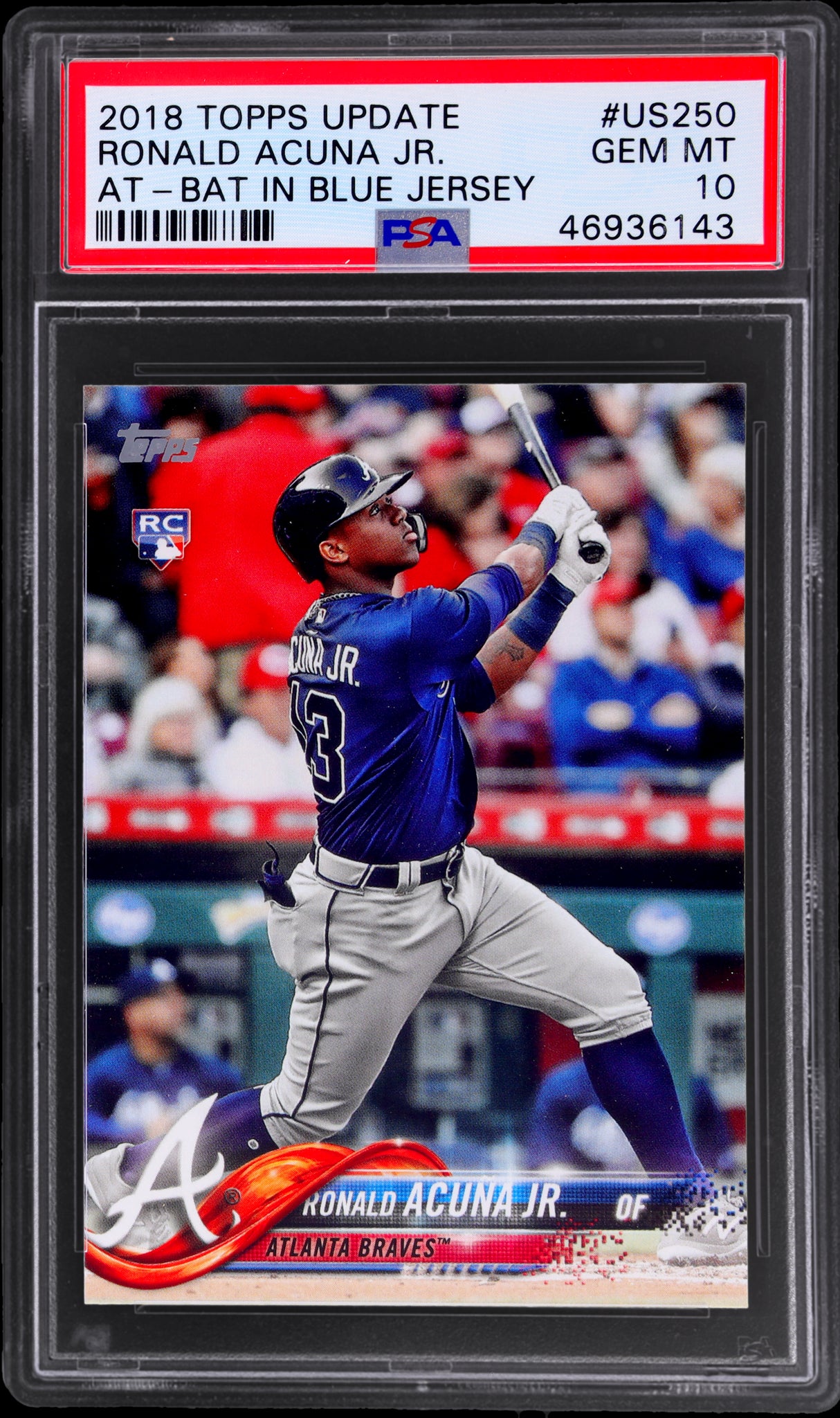 2018 Topps Update Ronald Acuna Jr. #US250 PSA 10