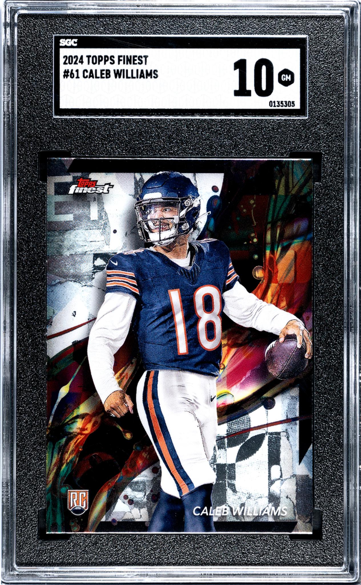 2024 Topps Finest #61 Caleb Williams SGC 10