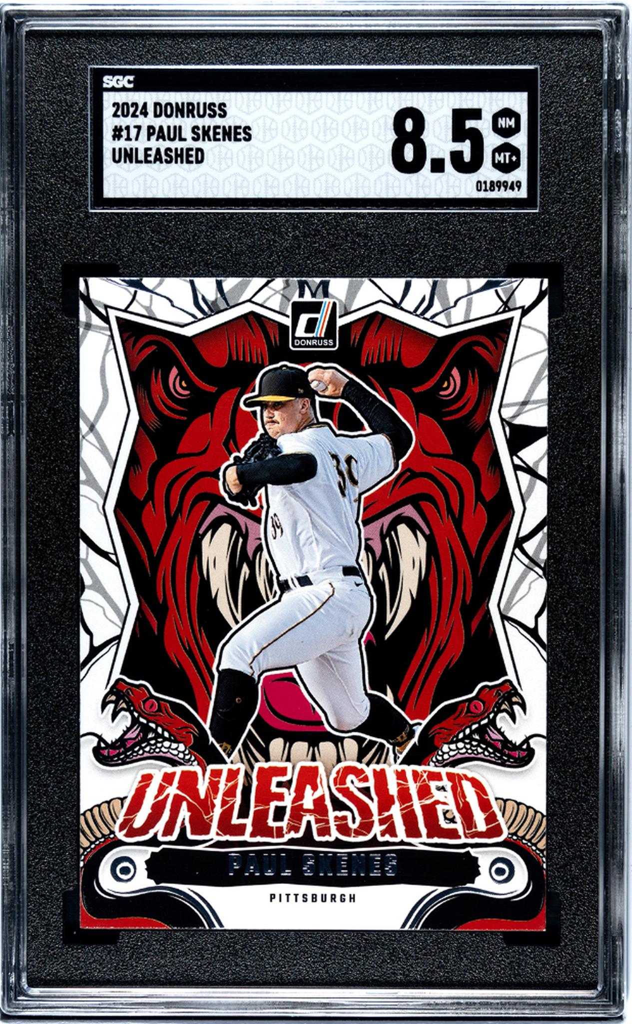 2024 Donruss #17 Paul Skenes Unleashed SGC 8.5
