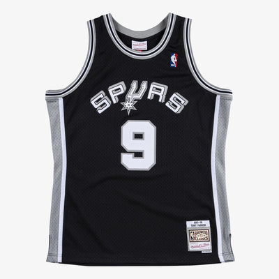 Mitchell & Ness Tony Parker Black San Antonio Spurs 2001/02 Hardwood Classics Swingman Player Jersey