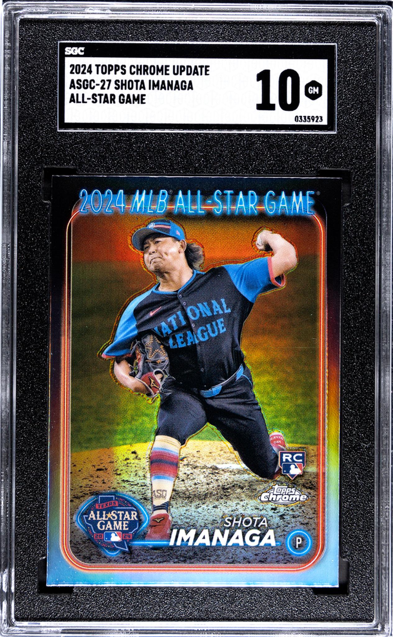 2024 Topps Chrome #ASCC-27 Shota Imanaga All-Star Game SGC 10