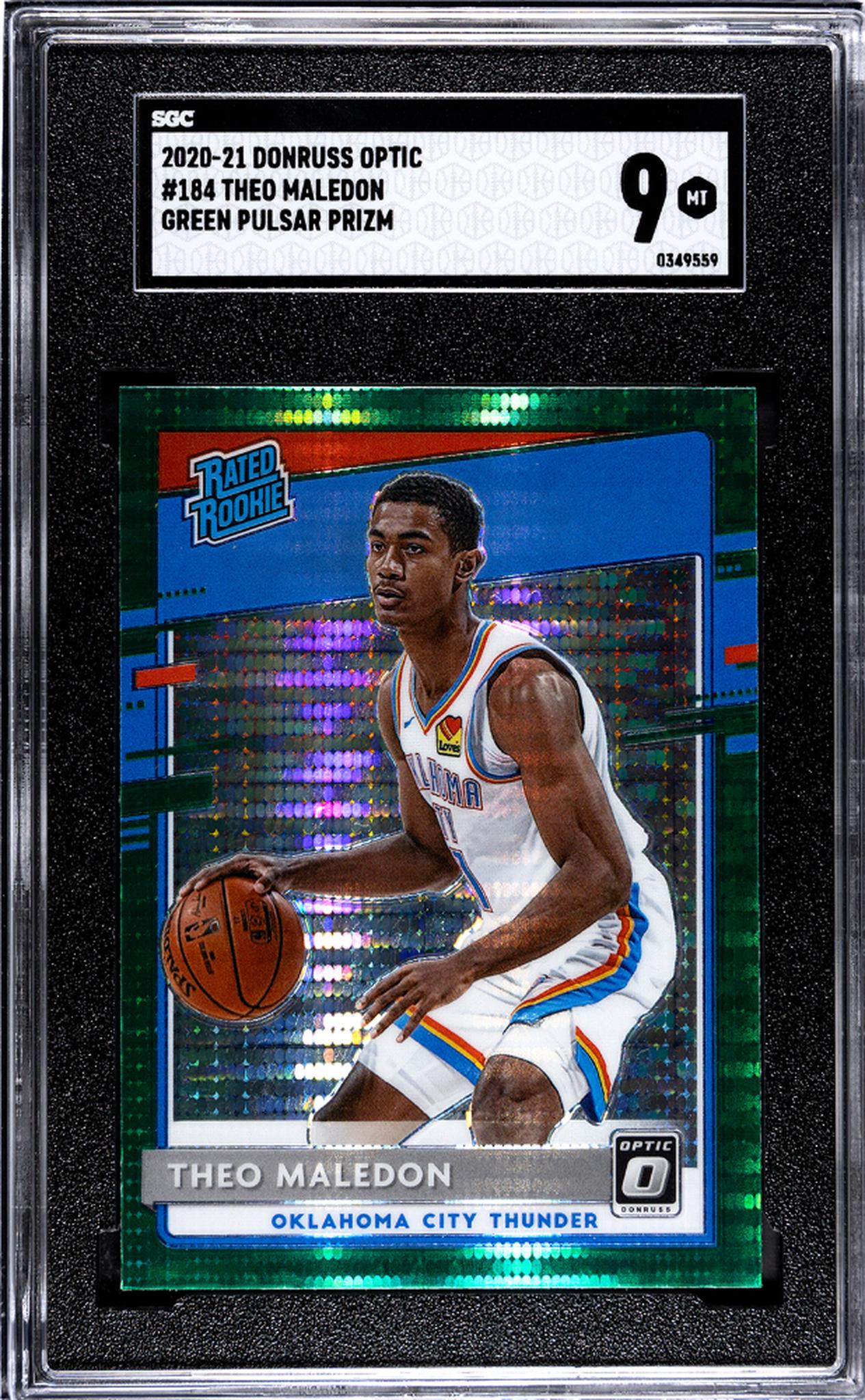 2020 Donruss Optic #184 Theo Maledon Rated Rookie SGC 9