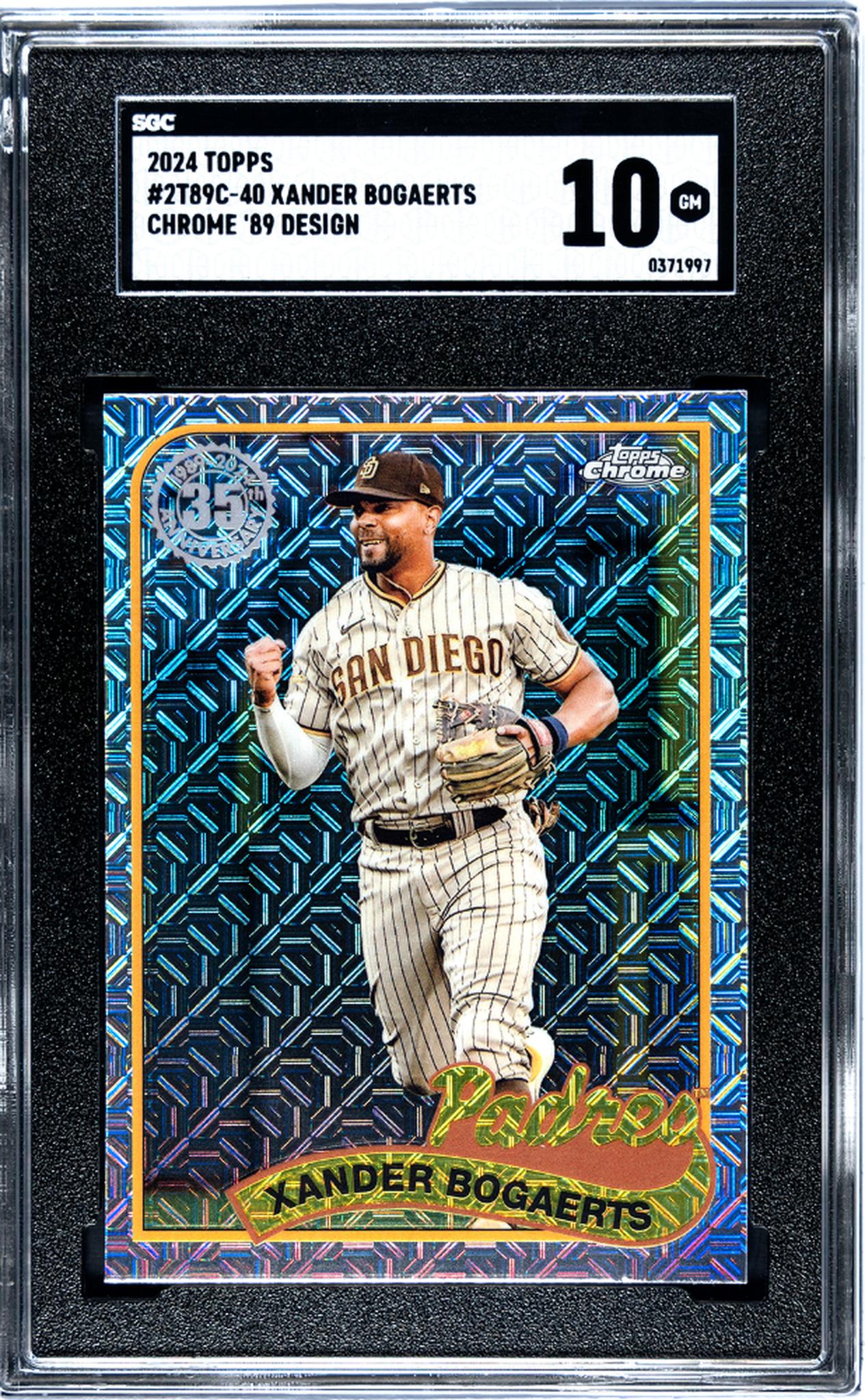 2024 Topps Series 2 Chrome '89 Design Xander Bogaerts #2T89C-40 SGC 10