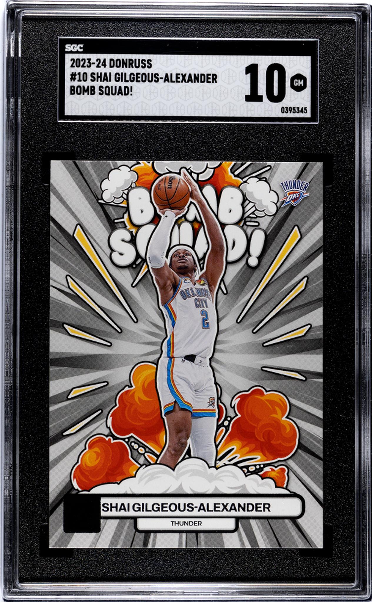 2023 Donruss #10 Shai Gilgeous-Alexander Bomb Squad SGC 10