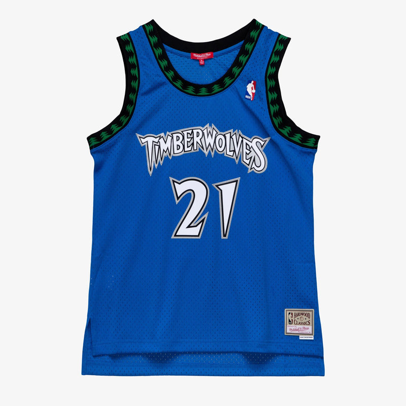 Mitchell & Ness Women's Kevin Garnett Blue Minnesota Timberwolves 2003/04 Hardwood Classics Swingman Jersey