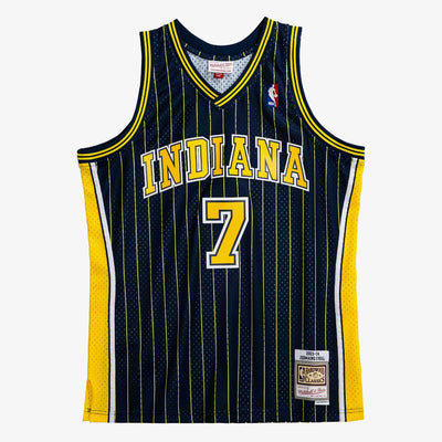 Mitchell & Ness Jermaine O'Neal Navy Indiana Pacers 2003/04 Hardwood Classics Swingman Player Jersey