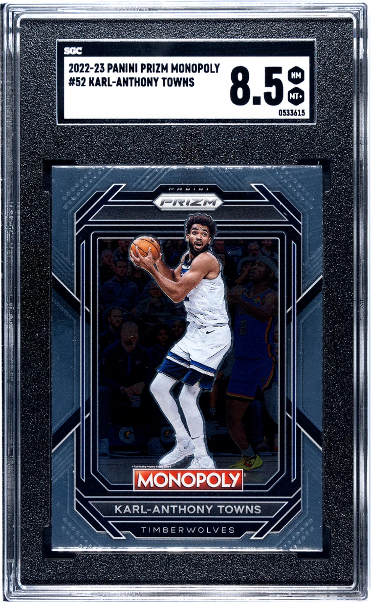2022-23 Panini Prizm Monopoly #52 Karl-Anthony Towns SGC 8.5