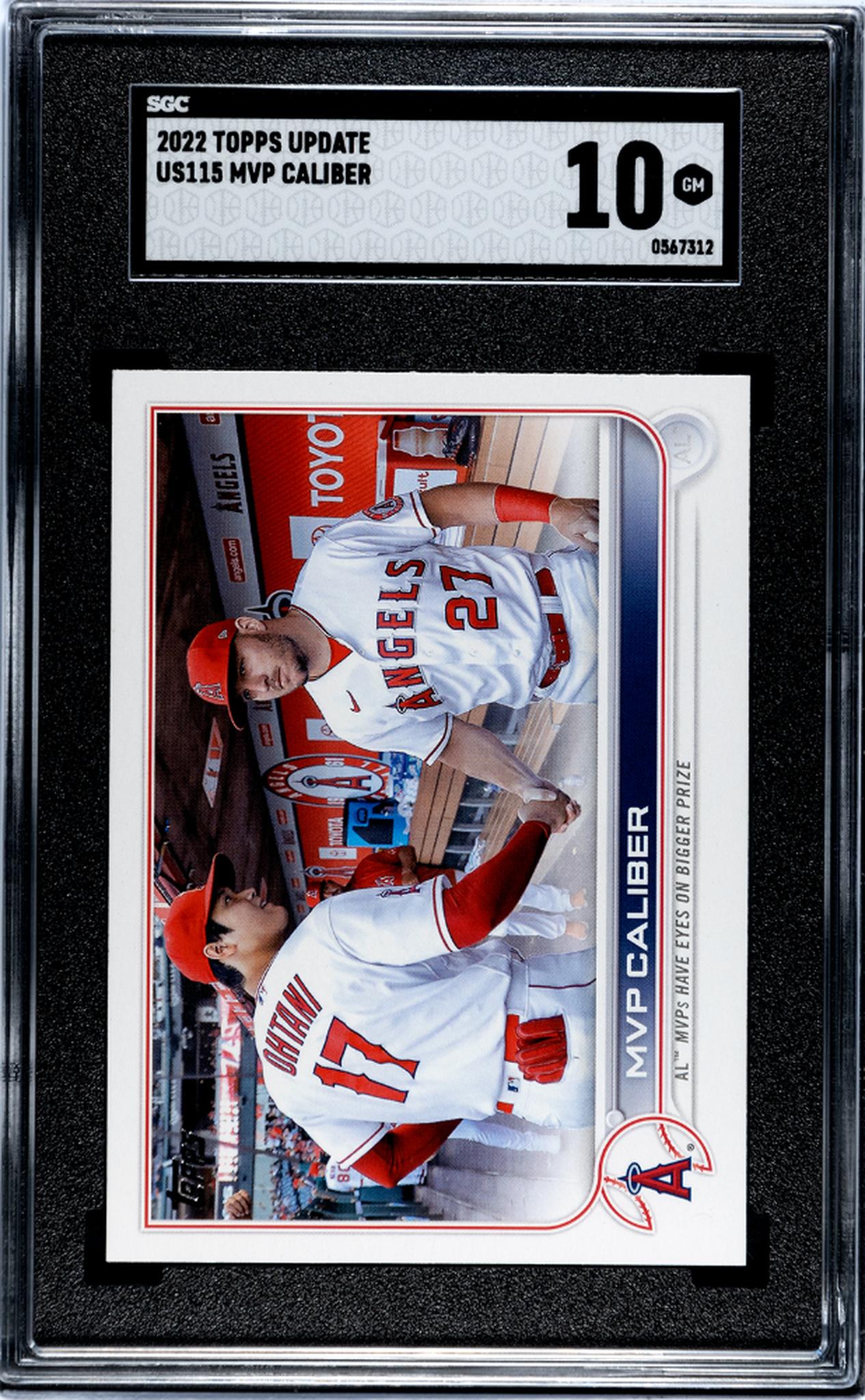 2022 Topps Update #US115 MVP Caliber SGC 10