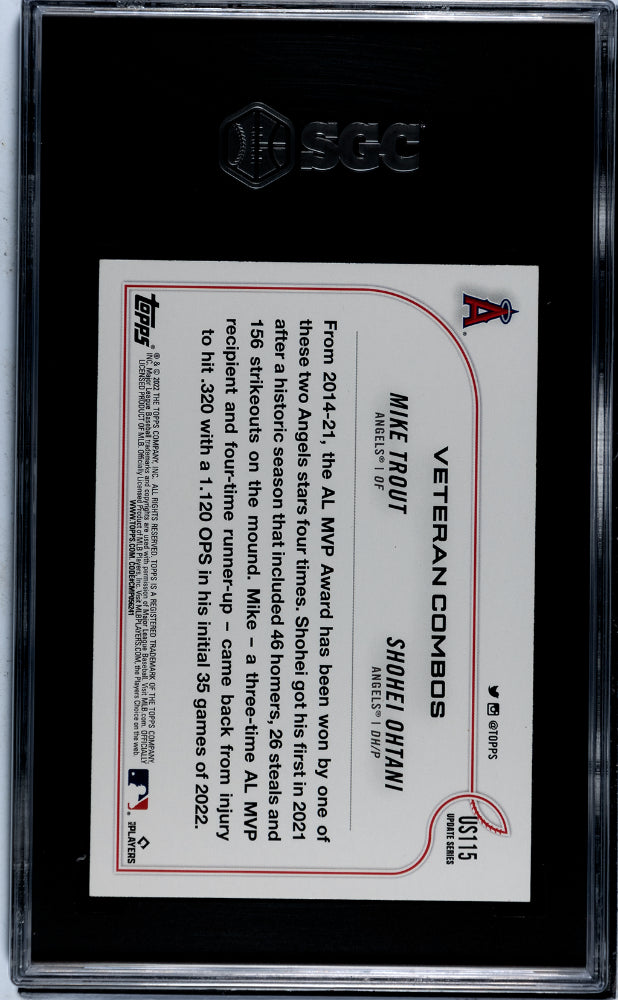 2022 Topps Update #US115 MVP Caliber SGC 10