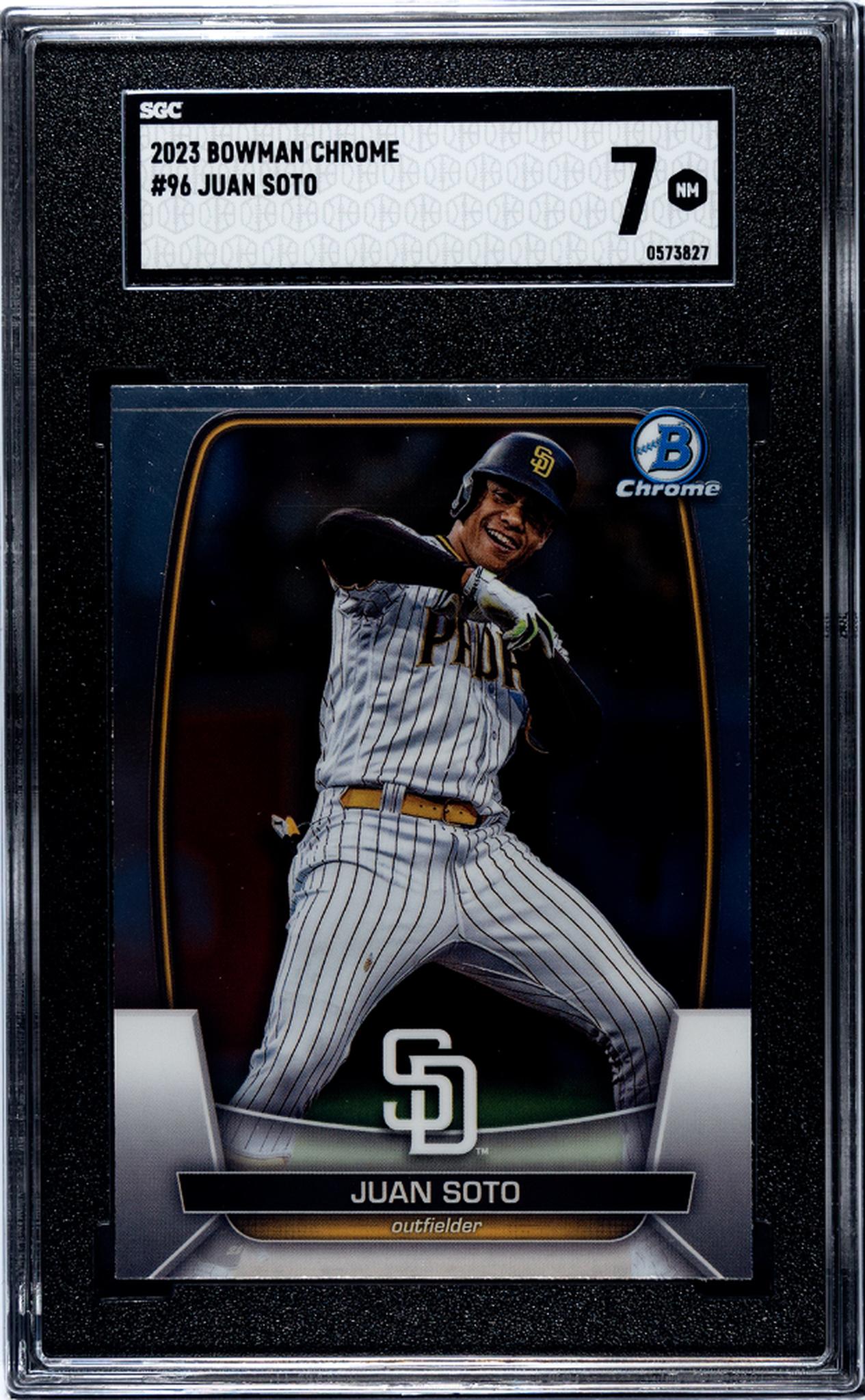 2023 Bowman Chrome Juan Soto #96 SGC 7