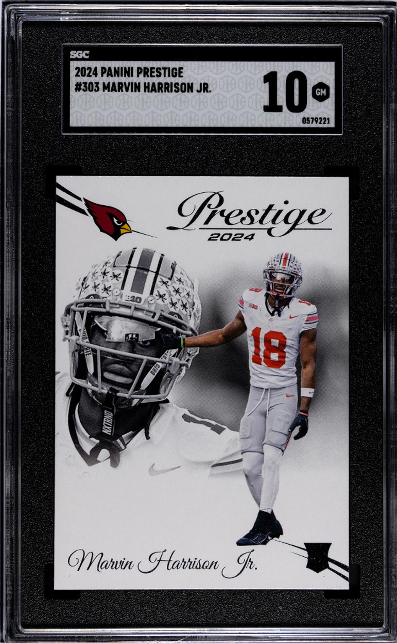 2024 Panini Prestige #303 Marvin Harrison Jr. SGC 10