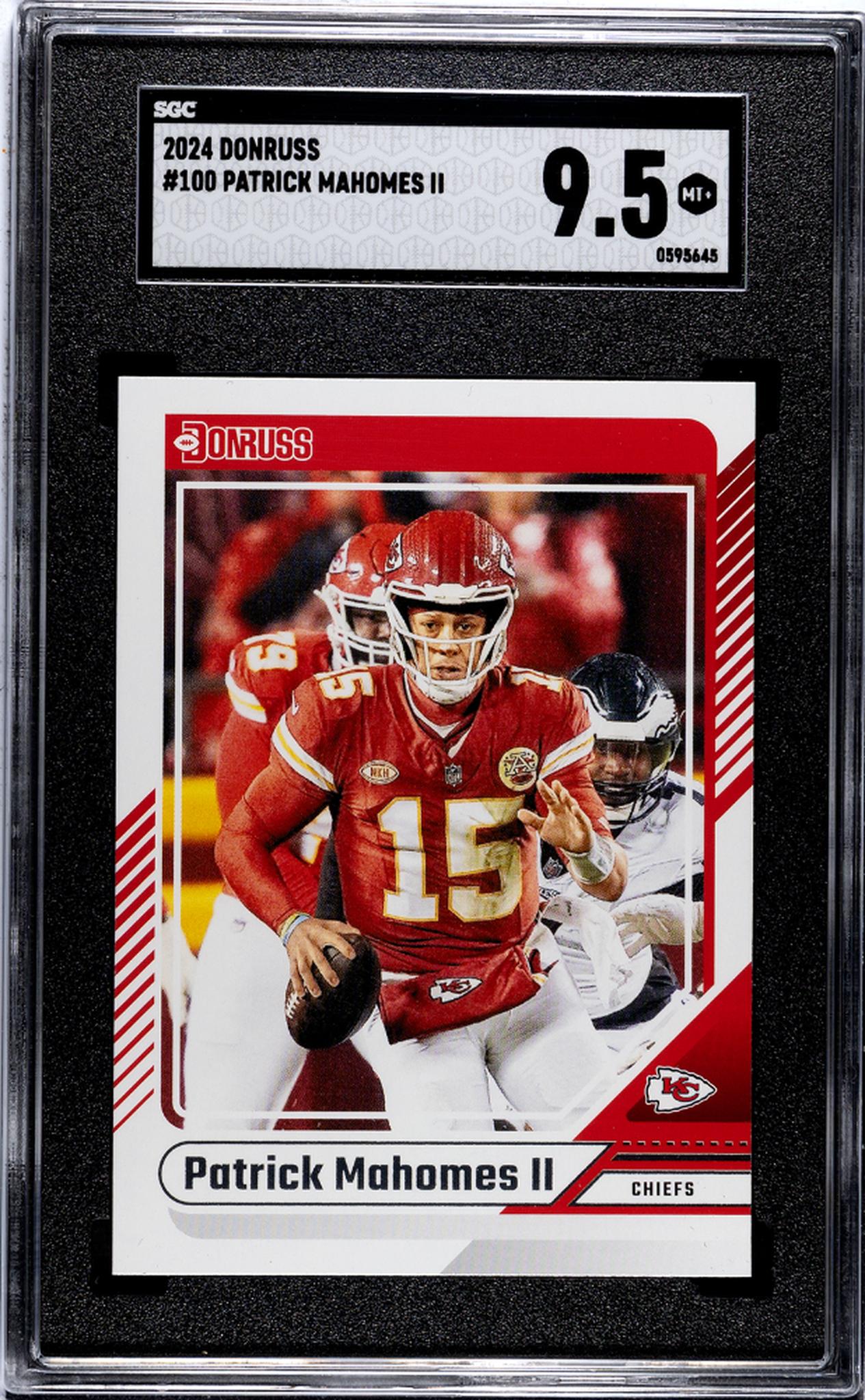2024 Donruss #100 Patrick Mahomes II SGC 9.5