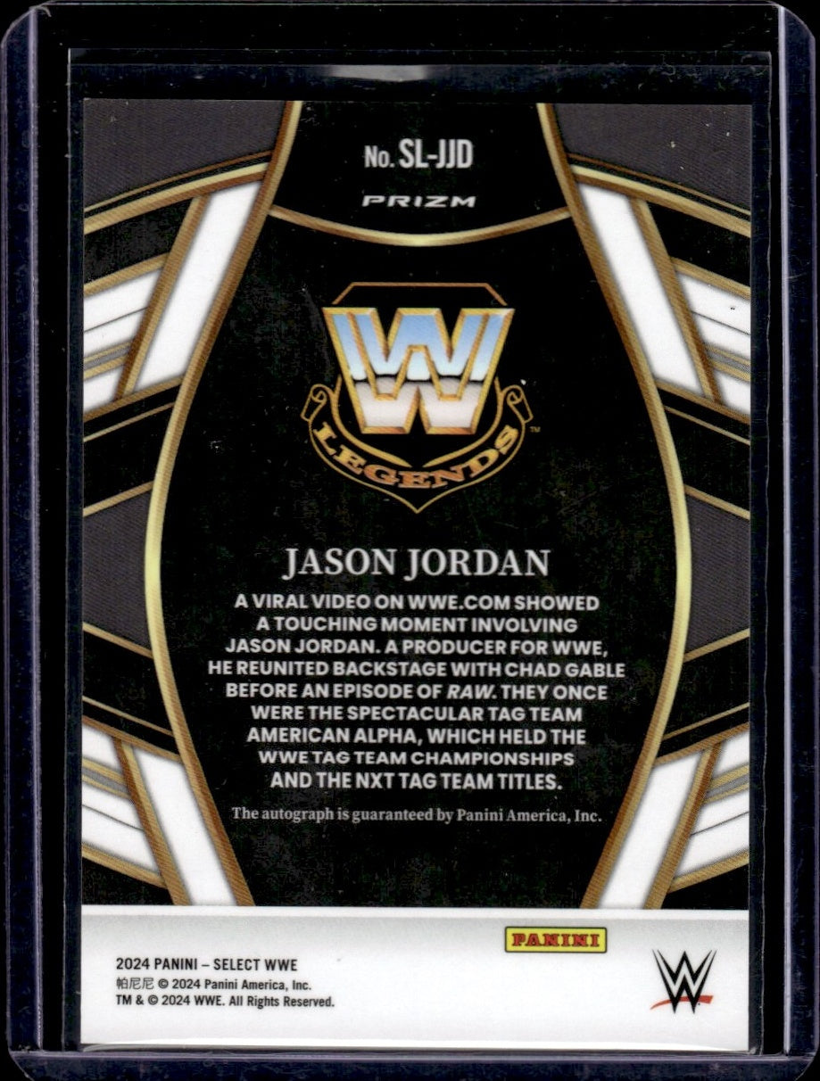 2024 Panini Select #SL-JJD Jason Jordan WWE Legends Prizm Auto