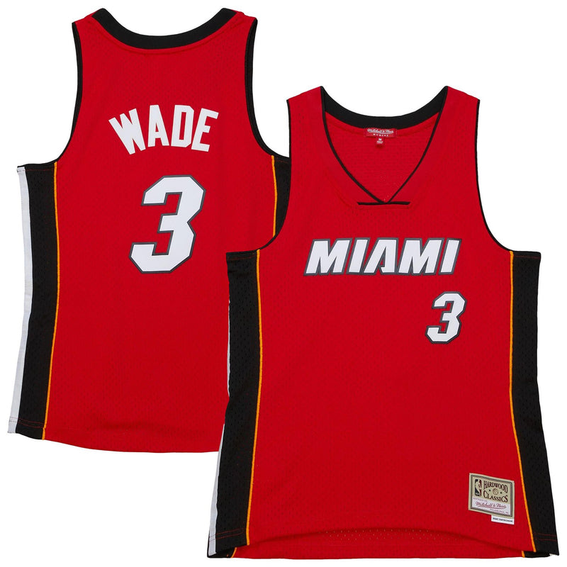 Mitchell & Ness Dwyane Wade Miami Heat Women's 2005/06 Hardwood Classics Swingman Jersey - Red