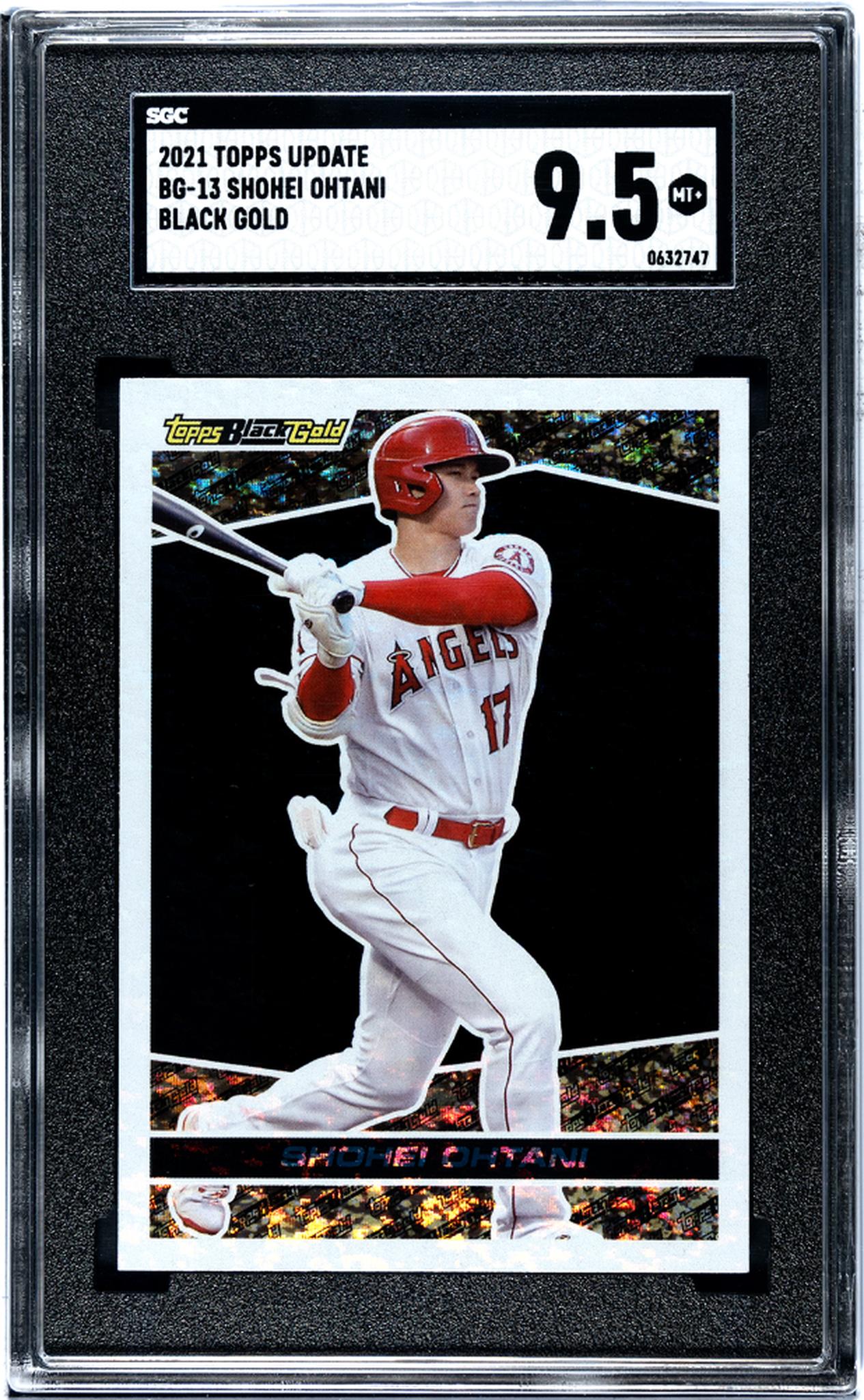 2021 Topps Update #BG-13 Shohei Ohtani Black Gold SGC 9.5