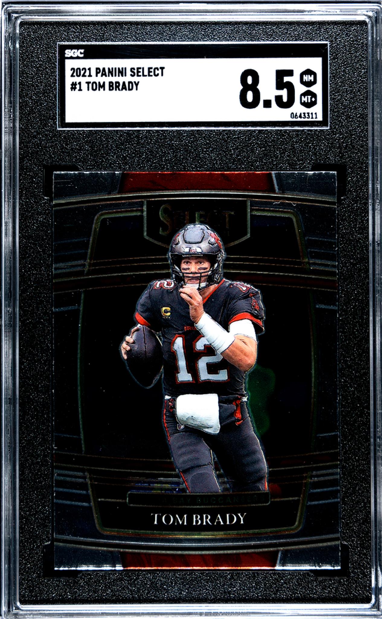 2021 Panini Select Concourse Tom Brady #1 SGC 8.5