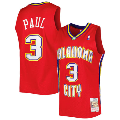 Chris Paul New Orleans Hornets Mitchell & Ness 2006/07 Hardwood Classics Swingman Jersey - Red