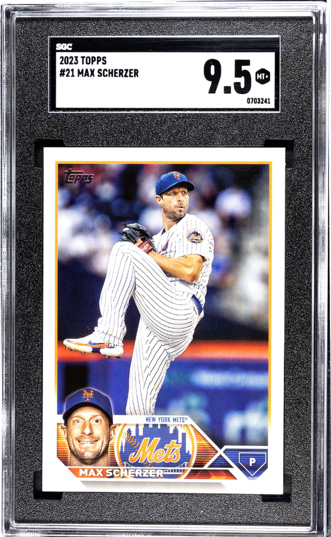 2023 Topps Max Scherzer #21 SGC 9.5
