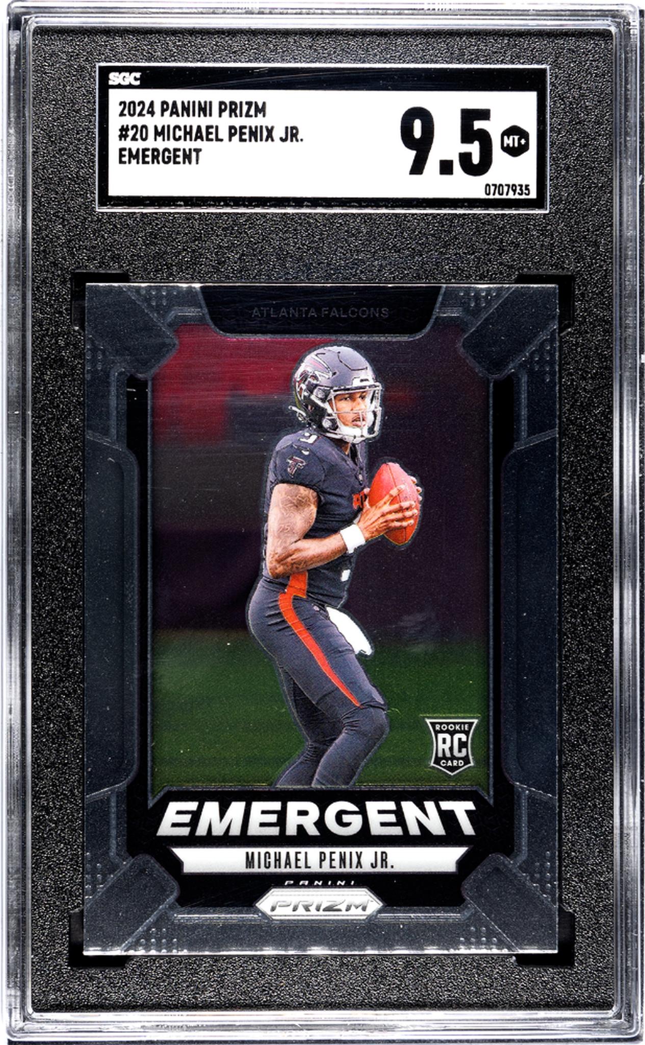 2024 Panini Prizm #20 Michael Penix Jr. Emergent SGC 9.5