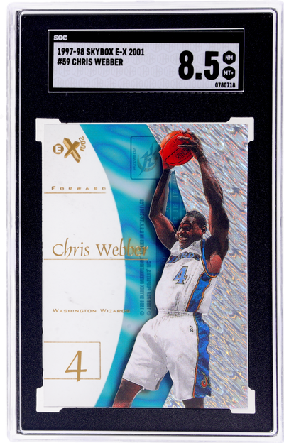 1997-98 Skybox E-X2001 Chris Webber #59 SGC 8.5