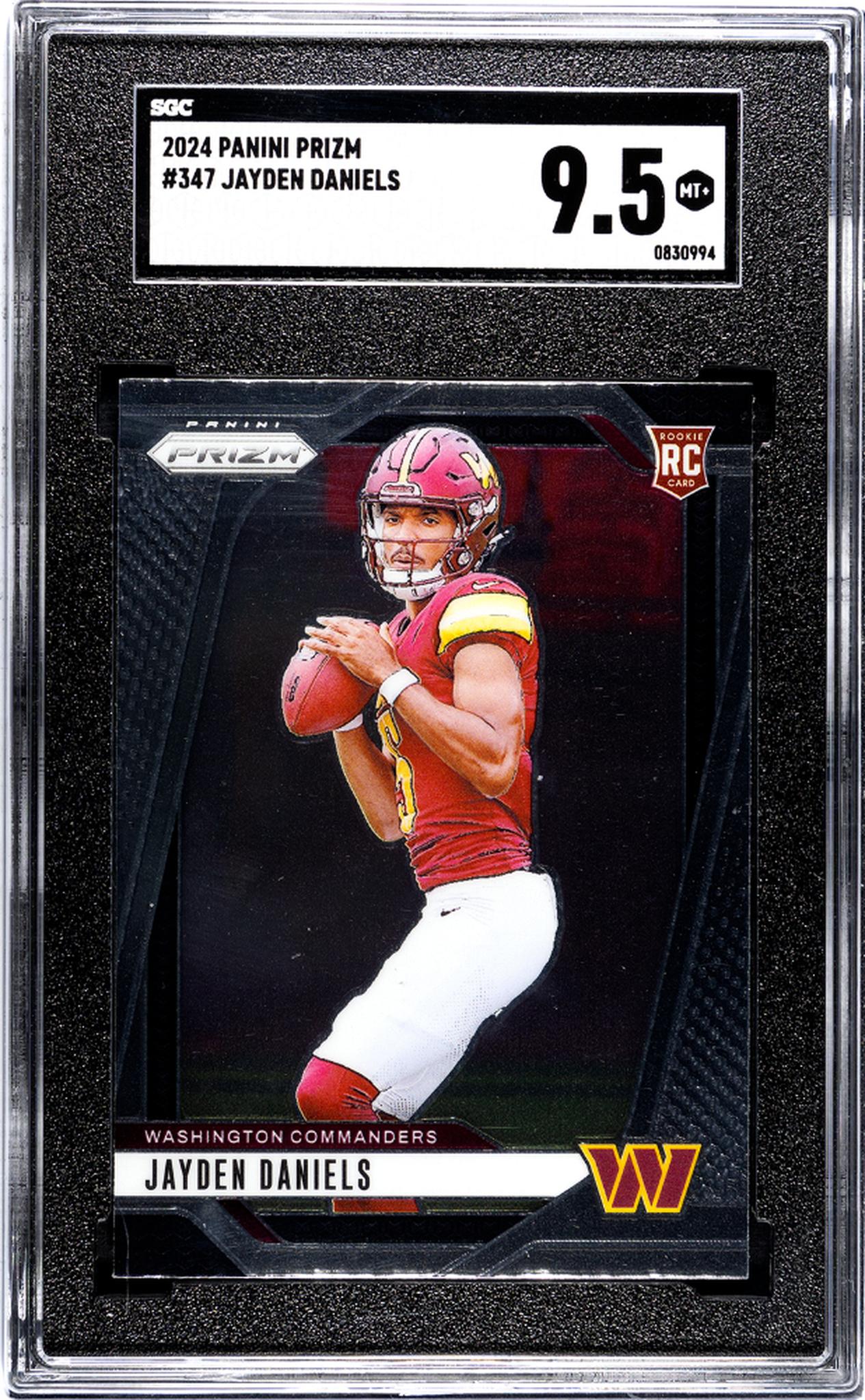 2024 Panini Prizm #347 Jayden Daniels SGC 9.5