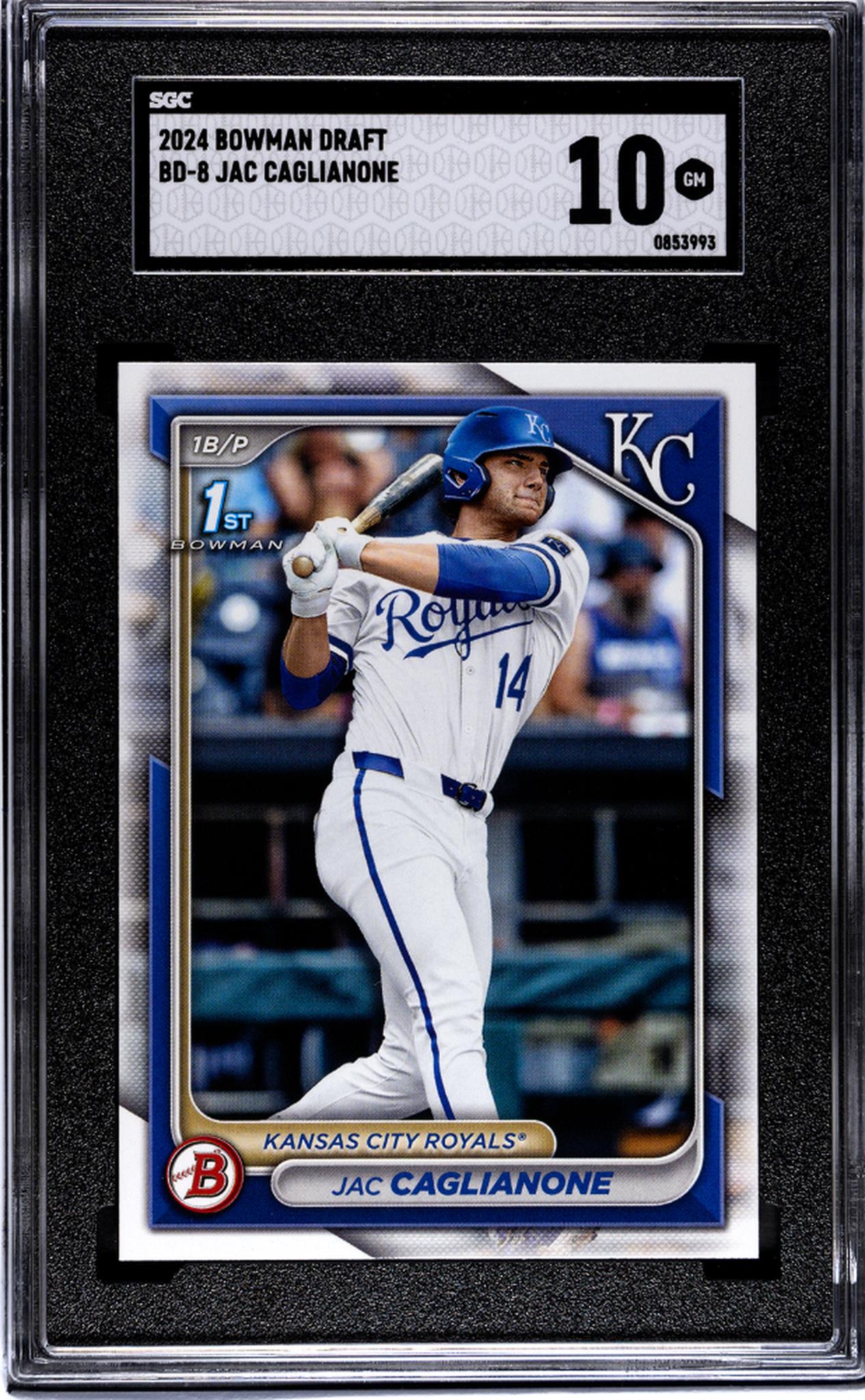 2024 Bowman Draft #BD-8 Jac Caglianone SGC 10
