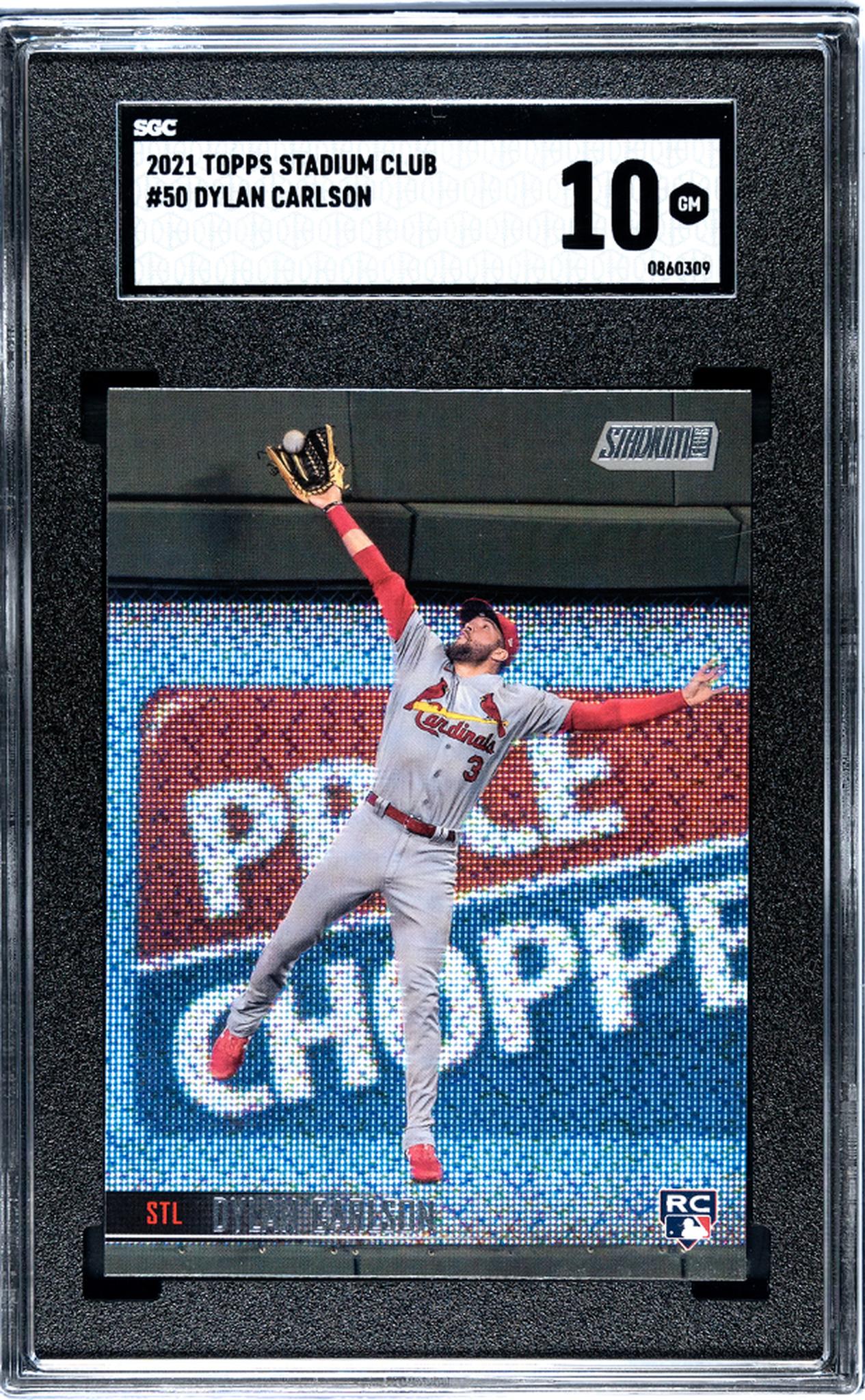 2021 Topps Stadium Club #50 Dylan Carlson SGC 10