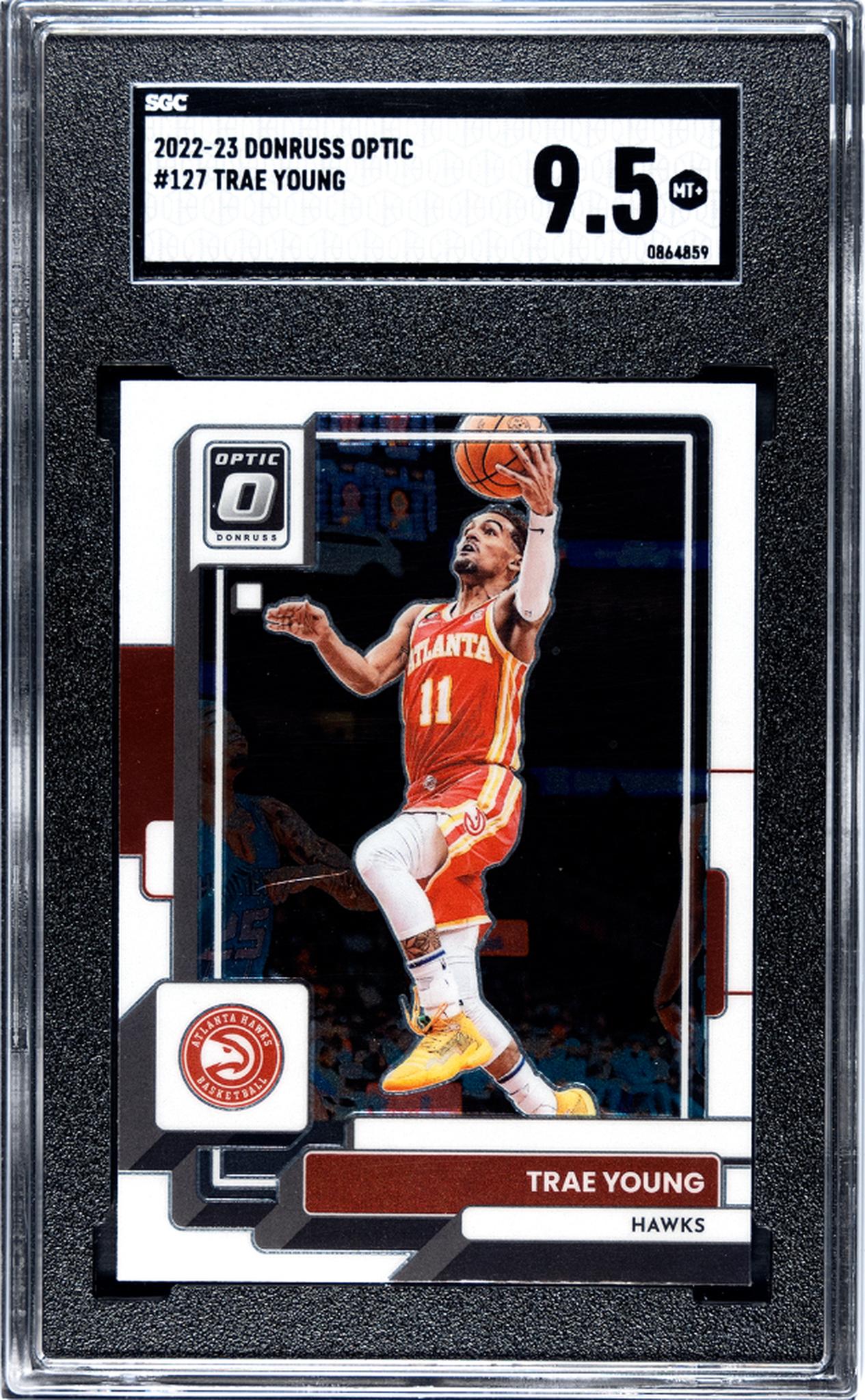 2022 Panini Donruss Optic Trae Young #127 SGC 9.5